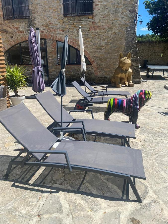 Апартаменты Logis Dans Ancien Relais De Poste Saint Julien Les Rosiers Экстерьер фото